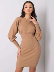 Suknelė moterims Leticia, ruda kaina ir informacija | Suknelės | pigu.lt