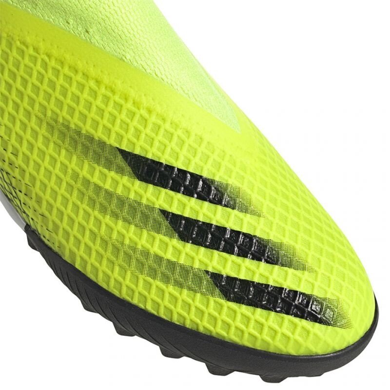 Futbolo bateliai Adidas X Ghosted 3 LL TF Jr, geltoni kaina ir informacija | Futbolo bateliai | pigu.lt
