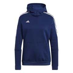 Džemperis moterims Adidas Tiro 21 Sweat Hoody W GK9678 (81036), mėlynas kaina ir informacija | Džemperiai moterims | pigu.lt