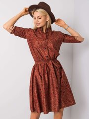 Женское платье Meddis, коричневое цена и информация | Платья | pigu.lt