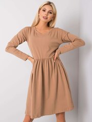 Платье для женщин Vega, коричневое цена и информация | Платья | pigu.lt