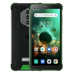 Blackview BV6600 4/64GB Green/Black kaina ir informacija | Mobilieji telefonai | pigu.lt