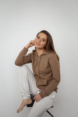 Džemperis moterims Utenos trikotažas, rudas kaina ir informacija | Džemperiai moterims | pigu.lt
