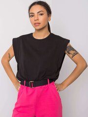 Marškinėliai moterims Kayla, juodi kaina ir informacija | Marškinėliai moterims | pigu.lt