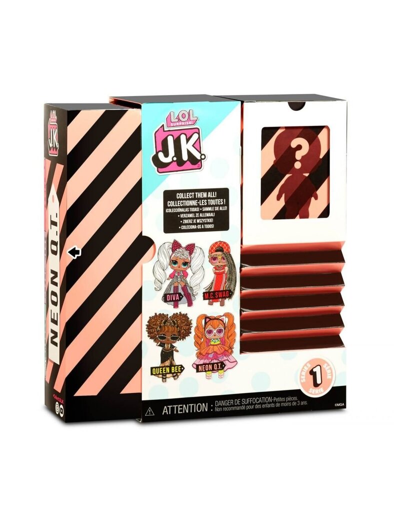Lėlytė LOL SURPRISE J.K. NEON Q.T. (LOL JK Neon QT) kaina ir informacija | Žaislai mergaitėms | pigu.lt