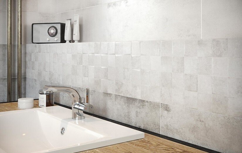 Plytelė Cersanit Concrete style inserto patchwork 20x60 G1 kaina ir informacija | Plytelės sienoms | pigu.lt