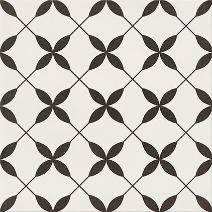 Plytelė Opoczno Patchwork clover black pattern 29,8x29,8 G1 kaina ir informacija | Plytelės sienoms | pigu.lt