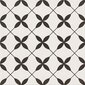 Plytelė Opoczno Patchwork clover black pattern 29,8x29,8 G1 kaina ir informacija | Plytelės sienoms | pigu.lt