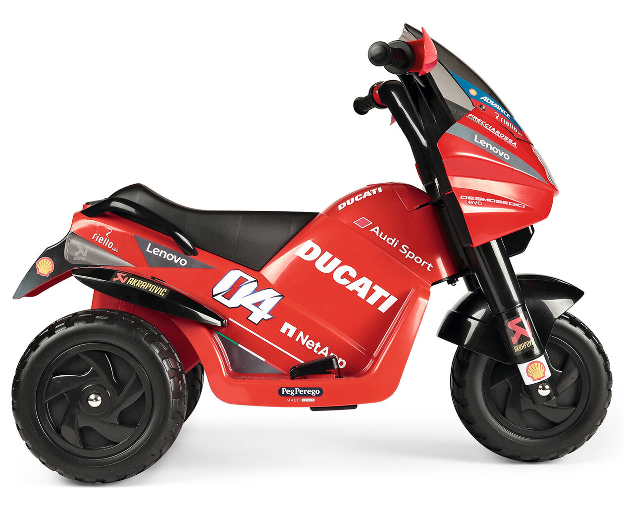 Vaikiškas elektrinis motociklas Peg Perego Ducati Desmosedici EVO 6V, raudonas цена и информация | Elektromobiliai vaikams | pigu.lt