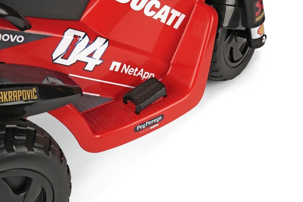 Vaikiškas elektrinis motociklas Peg Perego Ducati Desmosedici EVO 6V, raudonas цена и информация | Elektromobiliai vaikams | pigu.lt