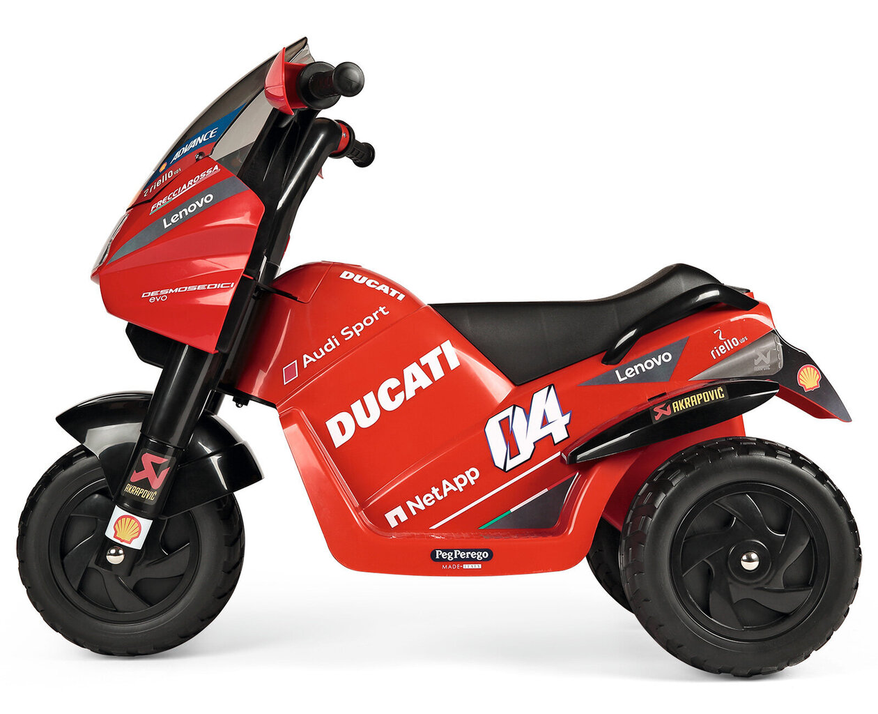 Vaikiškas elektrinis motociklas Peg Perego Ducati Desmosedici EVO 6V, raudonas цена и информация | Elektromobiliai vaikams | pigu.lt