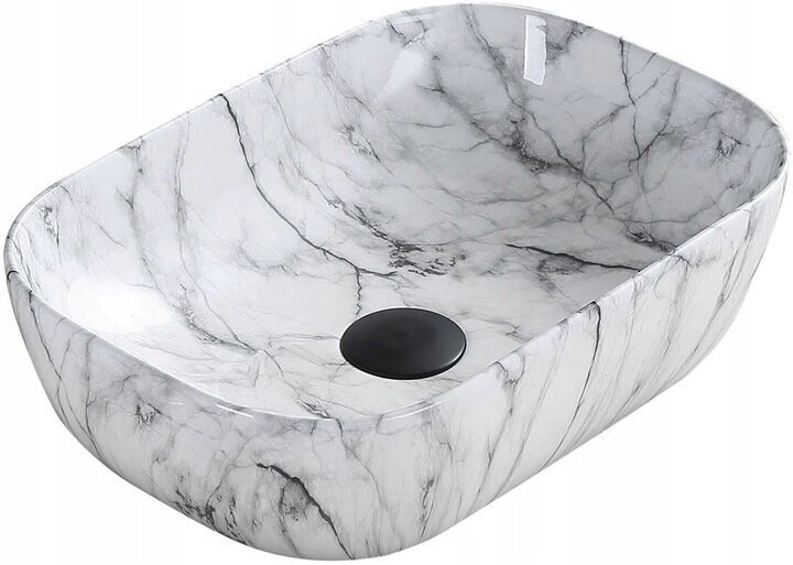 Praustuvas Mexen Rita, White Marble 1 kaina ir informacija | Praustuvai | pigu.lt