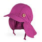 Vienguba kepurė su snapeliu, raišteliais, kaklo apsauga mergaitėms TuTu, bordinė цена и информация | Kepurės, pirštinės, šalikai mergaitėms | pigu.lt