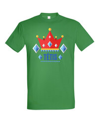 Marškinėliai vyrams Imperial Tik karaliams", žali цена и информация | Мужские футболки | pigu.lt