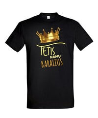 Vyriški marškinėliai Namų karalius kaina ir informacija | Vyriški marškinėliai | pigu.lt