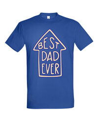 Marškinėliai vyrams Imperial Best Dad Ever, mėlyni цена и информация | Футболка мужская | pigu.lt