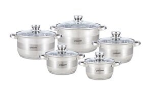 Кастрюли Maestro MR-2220 A set of pots of 10 elements цена и информация | Кастрюли, скороварки | pigu.lt