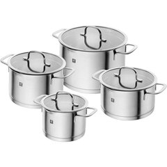 Кастрюли ZWILLING True Flow pan set, 4 шт. цена и информация | Кастрюли, скороварки | pigu.lt