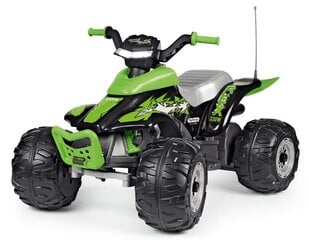 Vaikiškas vienvietis elektrinis keturratis Peg Perego Corral T-Rex 330W 12V, žalias kaina ir informacija | Elektromobiliai vaikams | pigu.lt