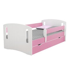 Vaikiška lova su čiužiniu Selsey Mirret, 80x140 cm, rožinė kaina ir informacija | Vaikiškos lovos | pigu.lt