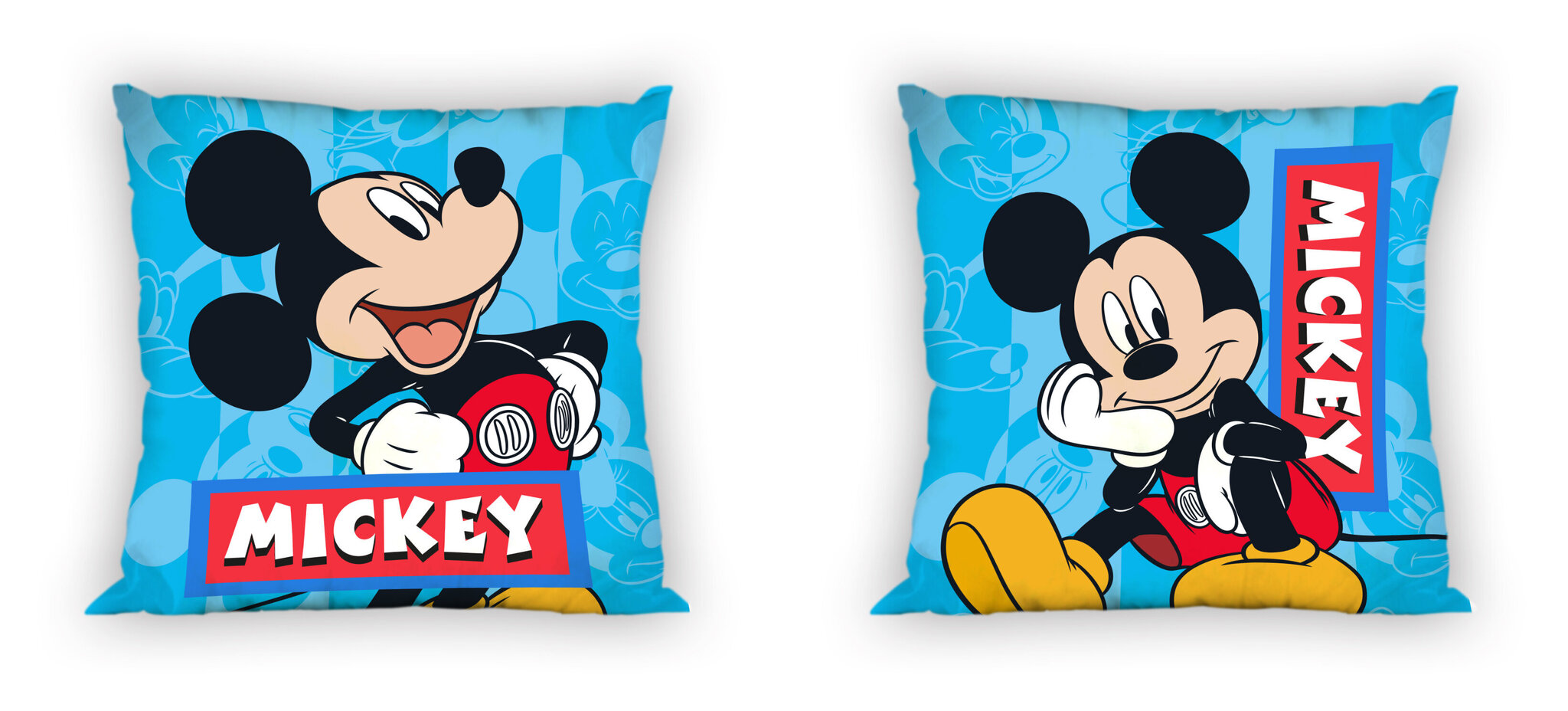 Vaikiškas dekoratyvinės pagalvėlės užvalkalas Mickey Mouse, 40x40 cm kaina ir informacija | Dekoratyvinės pagalvėlės ir užvalkalai | pigu.lt