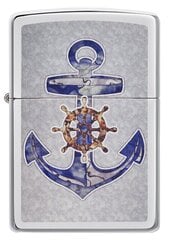 Žiebtuvėlis Zippo 49411 Anchor Design kaina ir informacija | Žiebtuvėliai ir priedai | pigu.lt