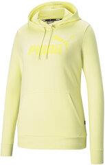 Džemperis Moterims Puma Ess Logo Hoodie, geltonas kaina ir informacija | Džemperiai moterims | pigu.lt