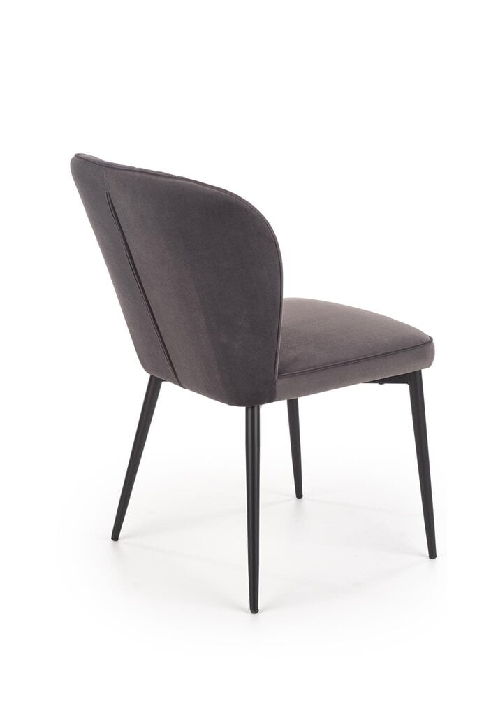 2-jų kėdžių komplektas Halmar K399, pilkas kaina ir informacija | Virtuvės ir valgomojo kėdės | pigu.lt