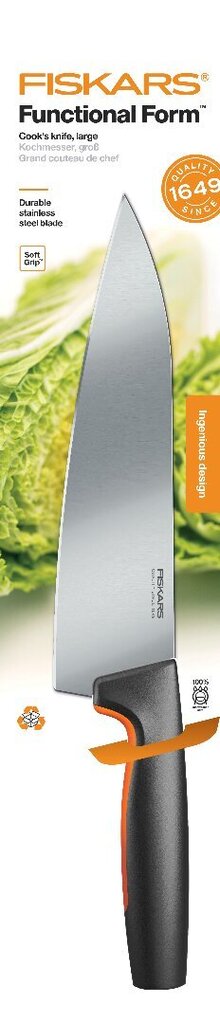 Fiskars peilis Functional Form, 20 cm kaina ir informacija | Peiliai ir jų priedai | pigu.lt