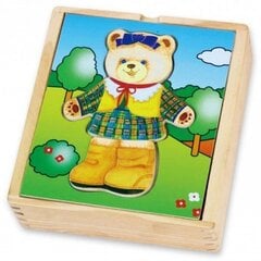 Деревянная головоломка с мишкой Viga цена и информация | Развивающие игрушки | pigu.lt