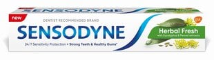 Зубная паста SENSODYNE Herbal Fresh, 75 мл цена и информация | Зубные щетки, пасты | pigu.lt