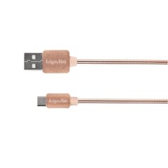 Kruger&amp;Matz USB - mikro USB kabelis 1m kaina ir informacija | Laidai telefonams | pigu.lt