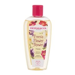 Dušo aliejus Dermacol Freesia Flower Shower Oil, 200ml kaina ir informacija | Dušo želė, aliejai | pigu.lt