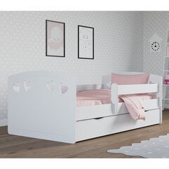 Vaikiška lova su čiužiniu Selsey Derata, 80x180 cm, balta kaina ir informacija | Vaikiškos lovos | pigu.lt