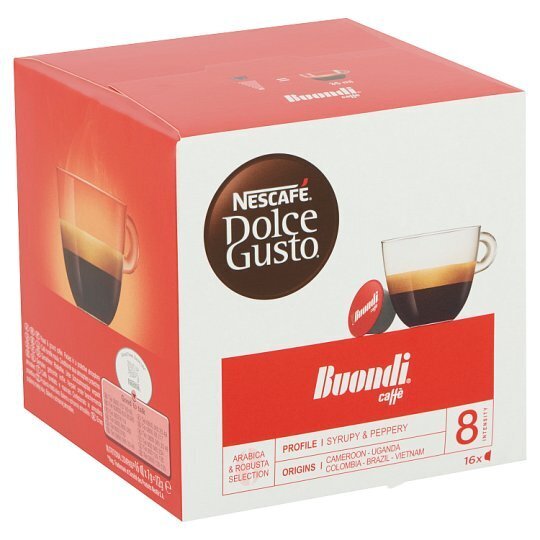 Nescafe Dolce Gusto Buondi Caffe kavos kapsulės, 16 kaps. kaina ir informacija | Kava, kakava | pigu.lt