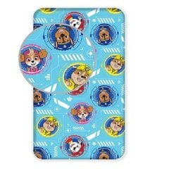 Paklodė su elastine juostele Paw Patrol, 90x200cm kaina ir informacija | Paklodės | pigu.lt