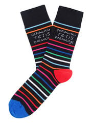 Spalvingos kojinės vyrams Geriausias tėtis pasaulyje цена и информация | Мужские носки | pigu.lt