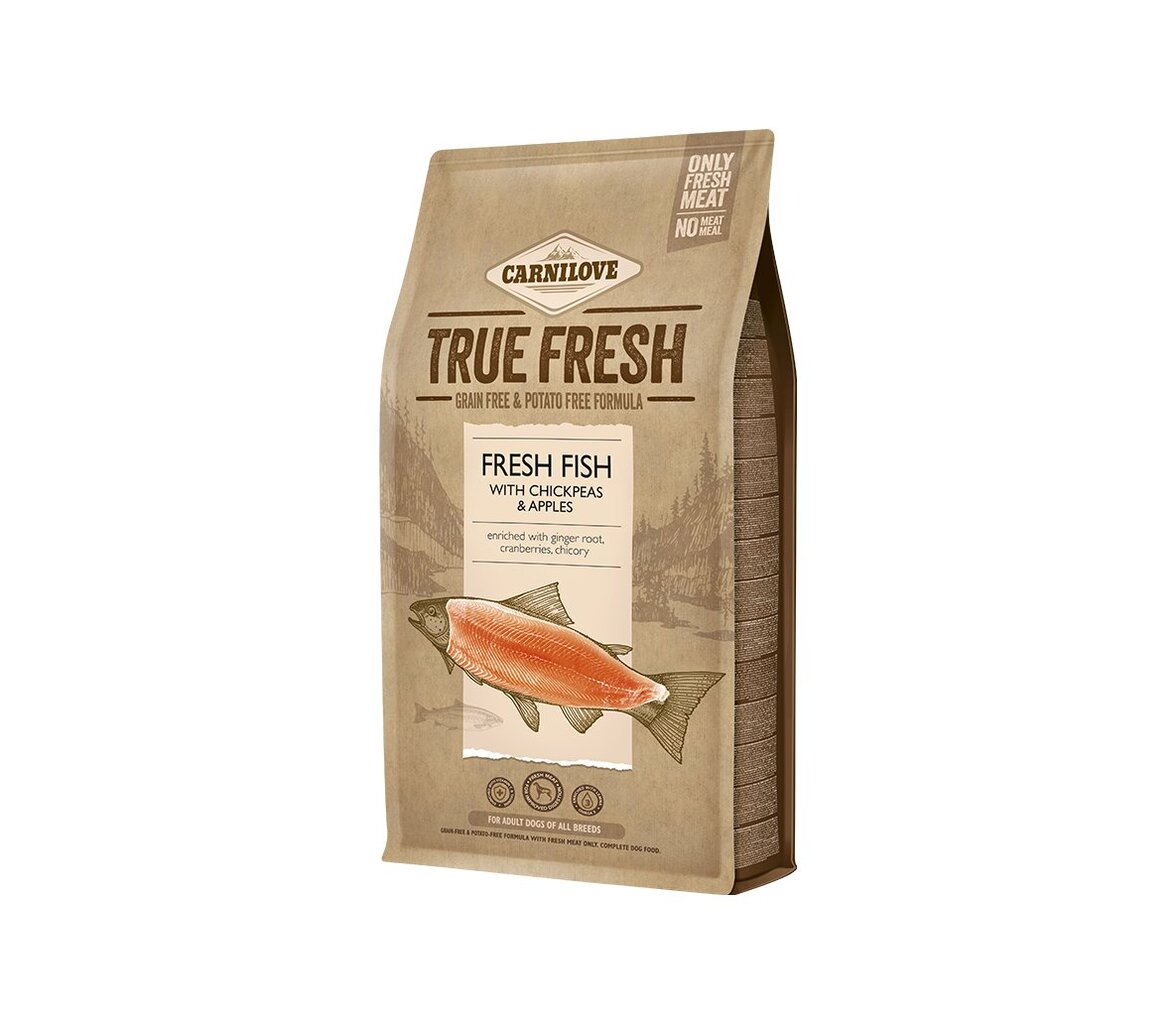 Carnilove True Fresh su žuvimi visų veislių suaugusiems šunims, 11.4 kg kaina ir informacija | Sausas maistas šunims | pigu.lt