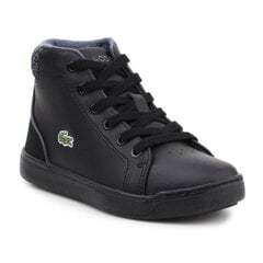 Aulinukai vaikams Lacoste Explorateur Lace 317 1 CAC Jr 7-34CAC0003024, juodi kaina ir informacija | Aulinukai vaikams | pigu.lt