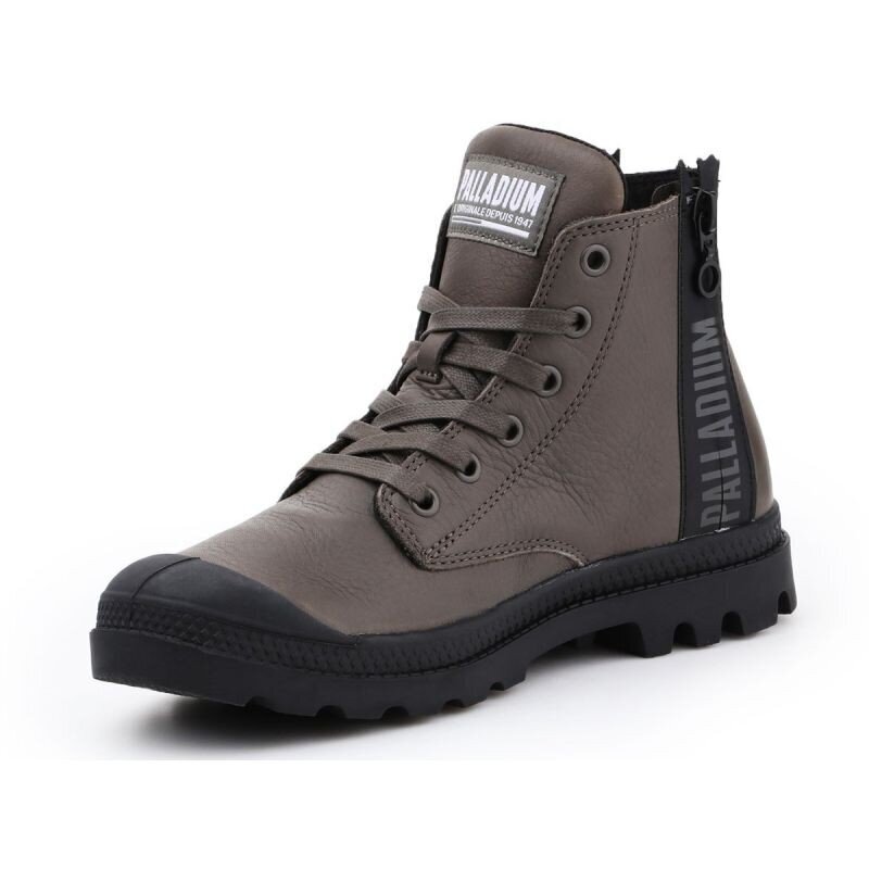 Aulinukai moterims Palladium Pampa UBN Zips 96857-213-M, rudi цена и информация | Aulinukai, ilgaauliai batai moterims | pigu.lt