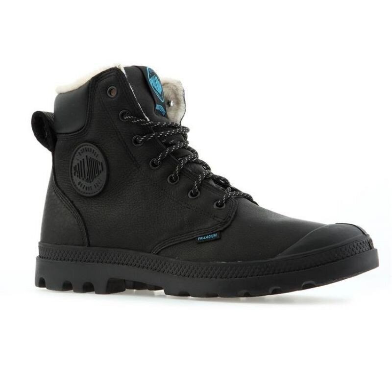 Aulinukai moterims Palladium Pampa Sport Cuff WPS 72992-001, juodi kaina ir informacija | Aulinukai, ilgaauliai batai moterims | pigu.lt