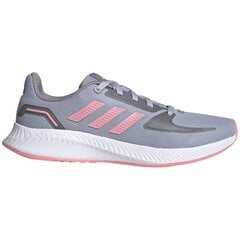 Sportiniai bateliai mergaitėms Adidas Runfalcon 2.0 K FY9497, pilki kaina ir informacija | Sportiniai batai vaikams | pigu.lt