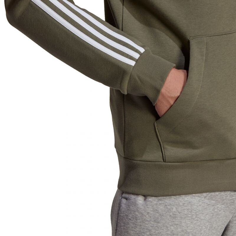 Džemperis vyrams Adidas Essentials Hoodie M GK9052, žalias kaina ir informacija | Džemperiai vyrams | pigu.lt