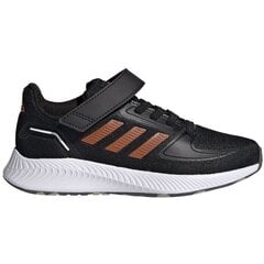 Спортивная обувь для мальчиков Adidas Runfalcon 2.0 Jr FZ0116, черная цена и информация | Детская спортивная обувь | pigu.lt