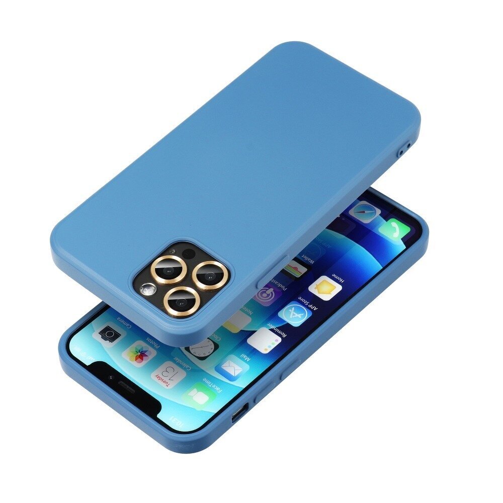Dėklas telefonui Silicone Lite skirtas Samsung Galaxy A12, mėlyna kaina ir informacija | Telefono dėklai | pigu.lt