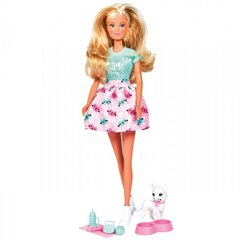 Кукла Штеффи с котом, Simba Steffi Love цена и информация | Игрушки для девочек | pigu.lt