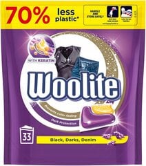 Капсулы для стирки Woolite Black Dark 33 шт. цена и информация | Средства для стирки | pigu.lt