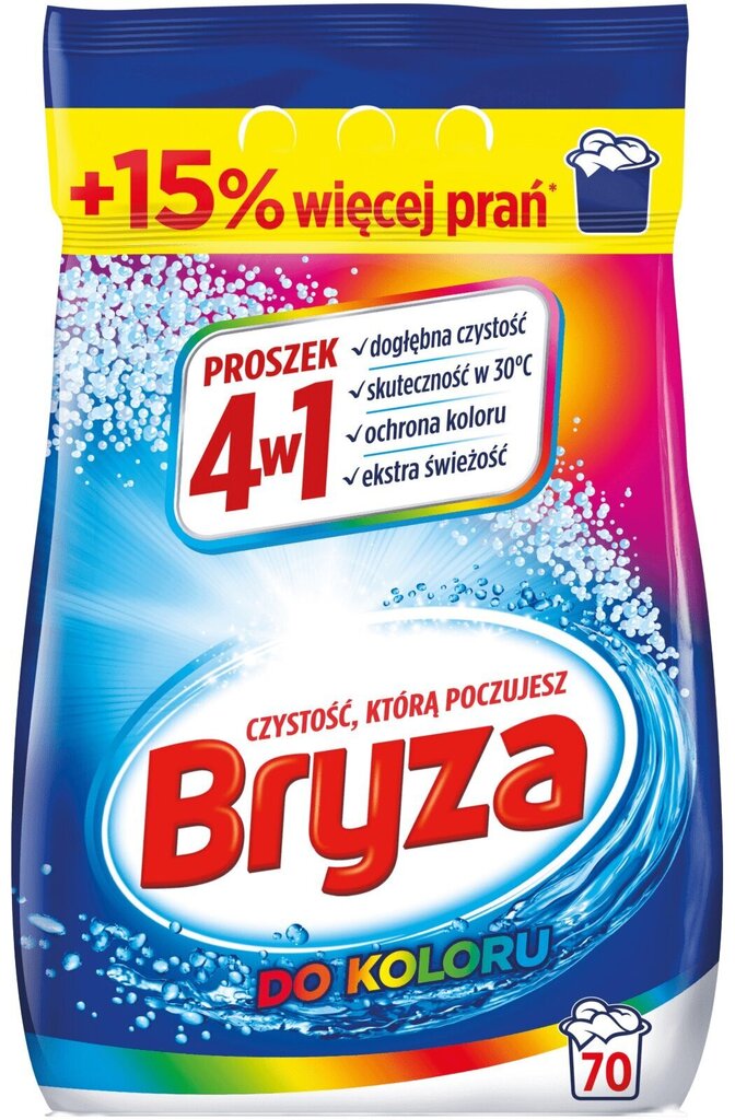 Bryza milteliai spalvotiems rūbams, 4.55 kg цена и информация | Skalbimo priemonės | pigu.lt