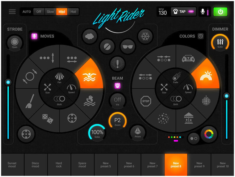 Šviesų valdymo sąsaja Daslight Light Rider WIFI DMX kaina ir informacija | Priedai muzikos instrumentams | pigu.lt