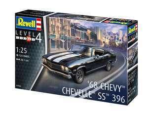 Konstruktorius Revell - 1968 Chevy Chevelle, 1/25, 07662 kaina ir informacija | Konstruktoriai ir kaladėlės | pigu.lt